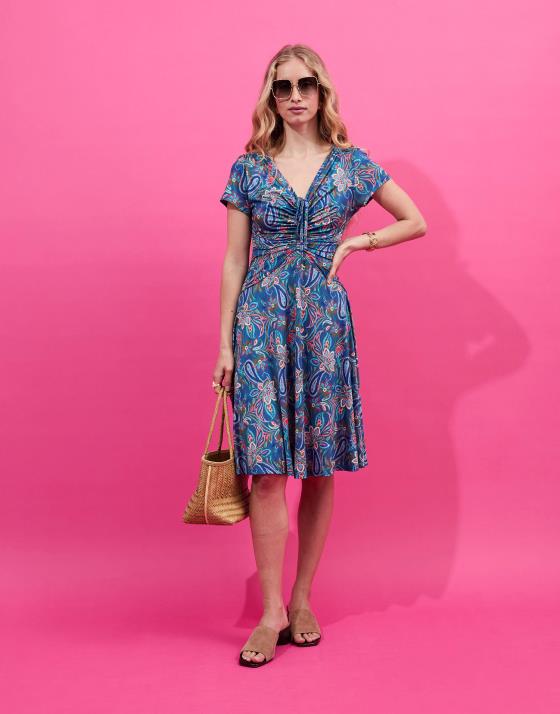 Robe courte imprimée