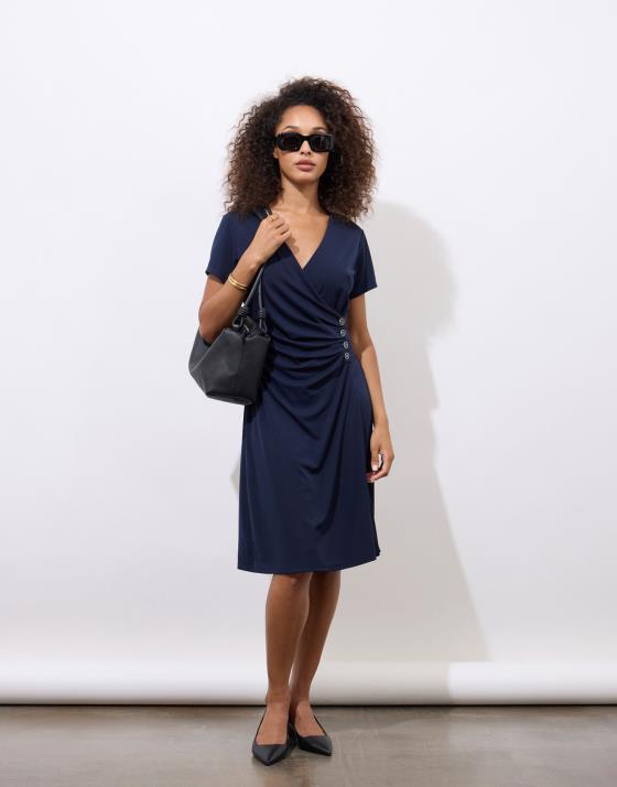 Robe courte unie