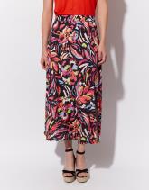 Jupe midi imprimée