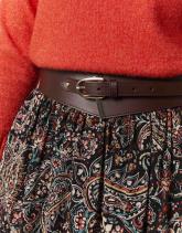 Jupe longue droite imprimée