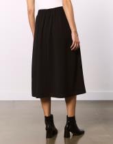 Jupe longue trapèze unie
