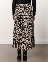 Jupe longue trapèze bicolore