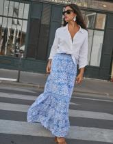 Jupe longue imprimée
