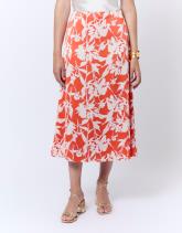 Jupe courte imprimé à fleurs