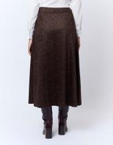 Jupe longue imprimé léopard