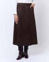 Jupe longue imprimé léopard