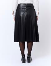 Jupe midi uni