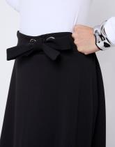 Jupe midi évasée unie