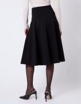 Jupe midi unie