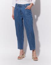 Pantalon cropped rond uni