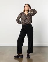 Pantalon 7/8 droit uni