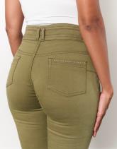 Pantalon 7/8 slim uni