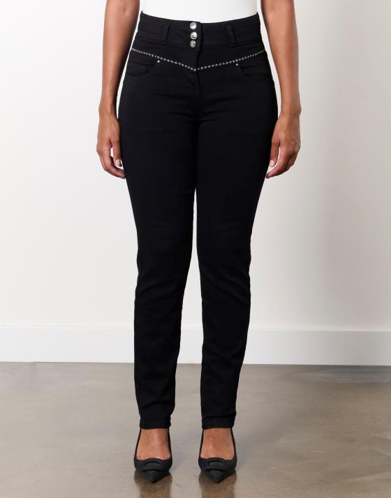 Pantalon 7/8 slim uni