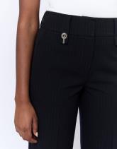 Pantalon long large rayé