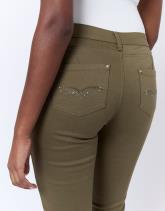 Pantalon 7/8 slim uni