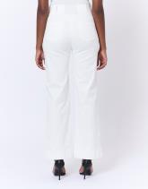 Pantalon long flare uni