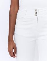 Pantalon long flare uni