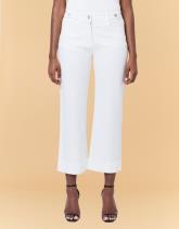 Pantalon cropped uni