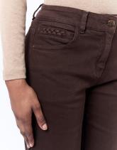 Pantalon long flare uni