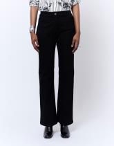 Pantalon long flare uni