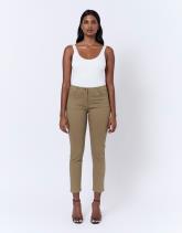 Pantalon 7/8 slim uni