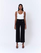 Pantalon 7/8 large uni