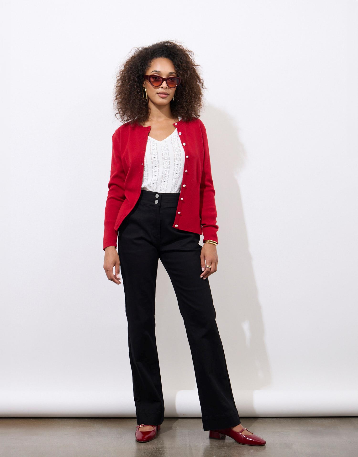 Pantalon long droit uni
