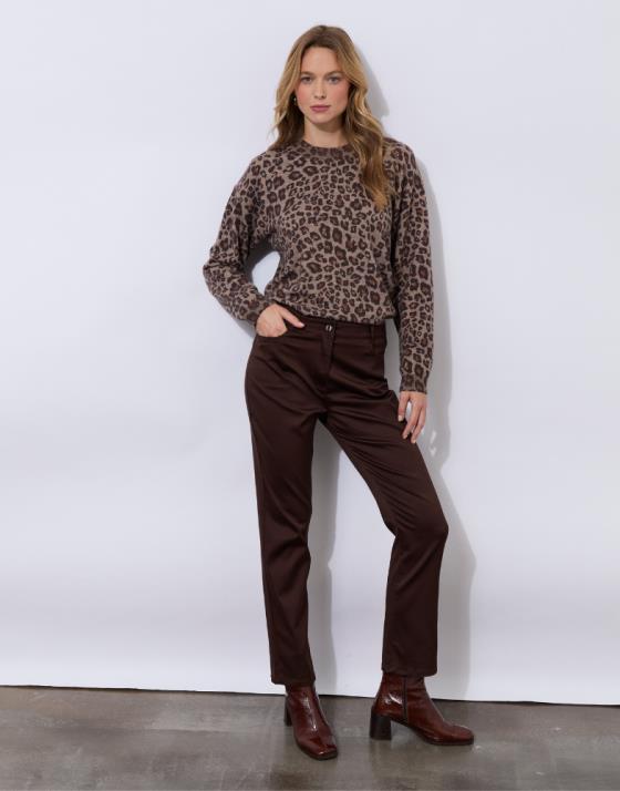 Pantalon 7/8 slim uni