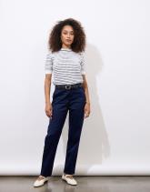 Pantalon 7/8 cigarette uni