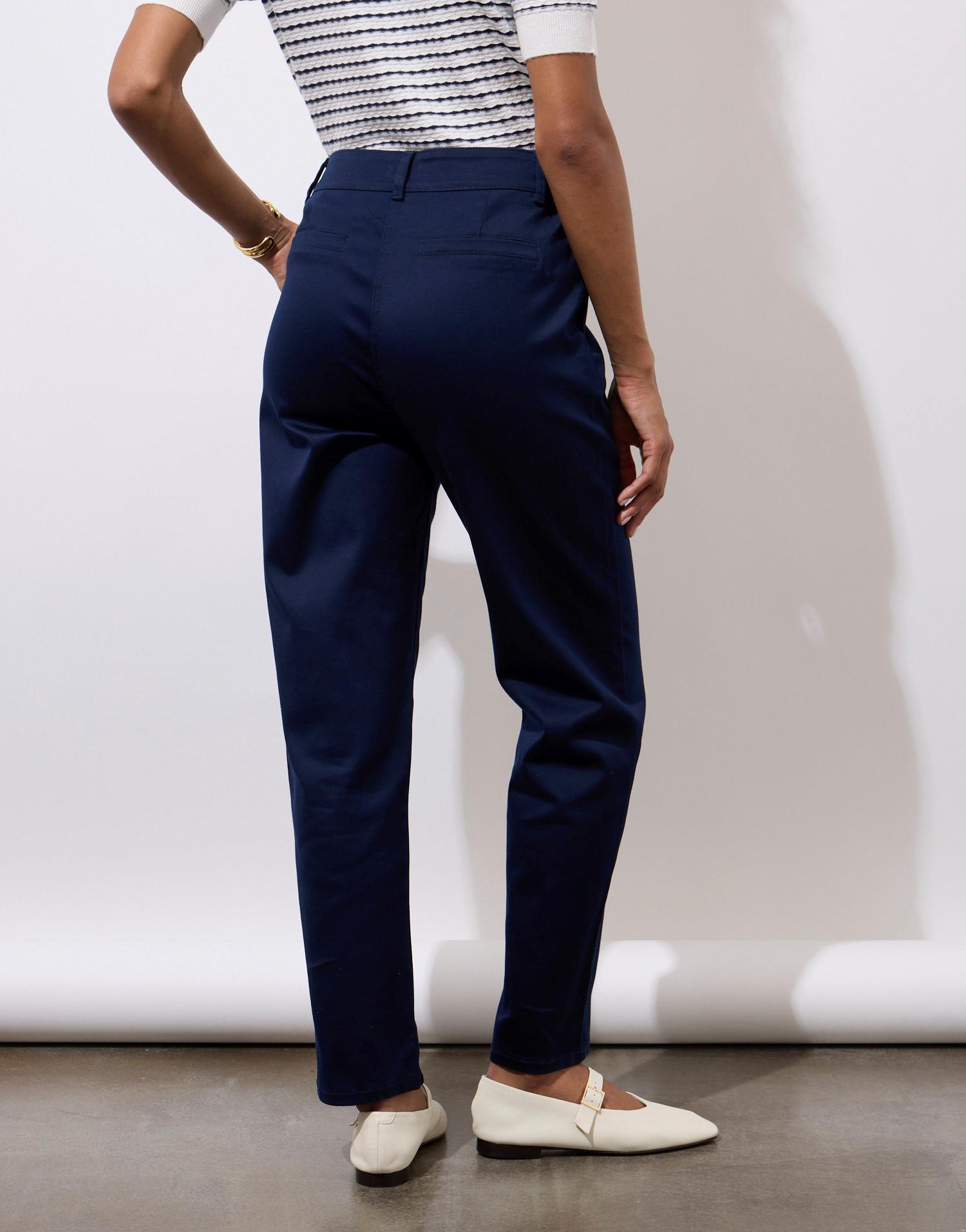 Pantalon 7/8 cigarette uni