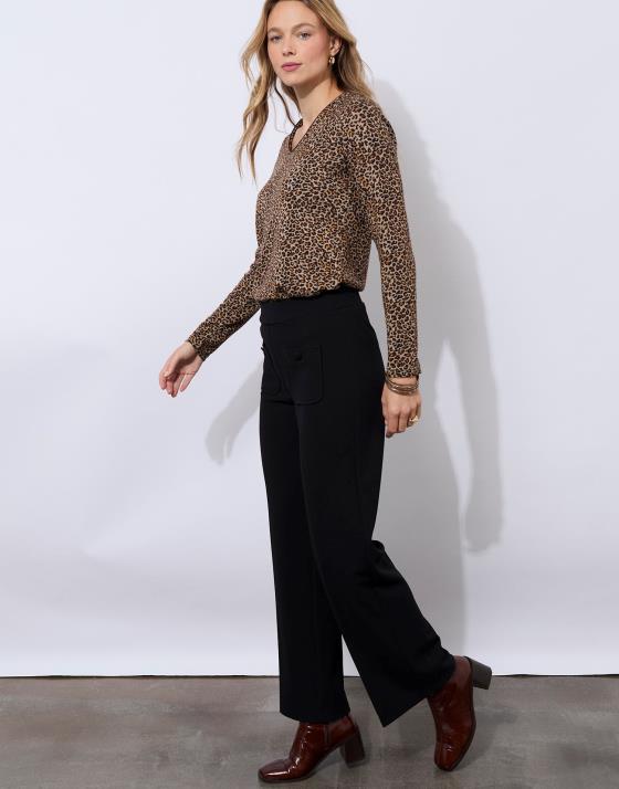 Pantalon long droit uni