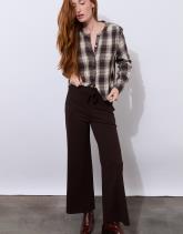 Pantalon 7/8 large uni