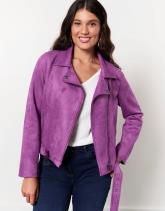 Veste mi-longue unie