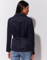 Veste tailleur courte unie