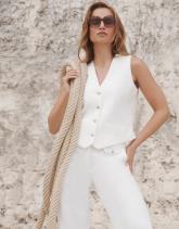 Gilet court uni