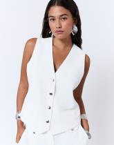 Gilet court uni