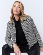 Veste courte jacquard