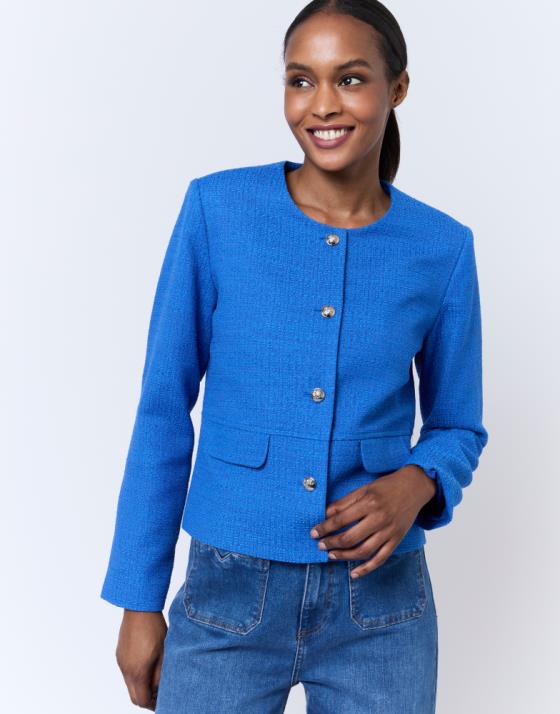 Veste courte unie