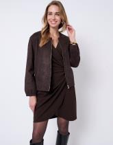 Blouson court jacquard