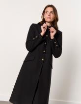 Manteau long uni