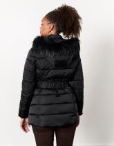 Doudoune mi-longue unie