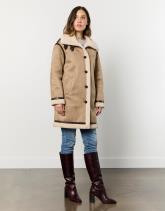 Manteau long uni