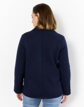 Manteau mi-long uni
