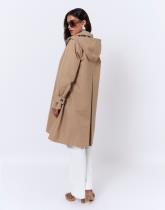 Imperméable mi-long uni