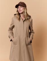 Imperméable mi-long uni