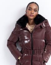 Doudoune mi-longue unie