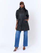 Imperméable mi-long uni