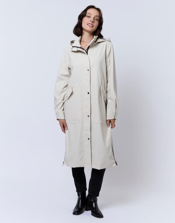 Imperméable long uni