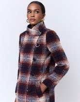 Manteau à carreaux