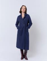 Redingote longue unie